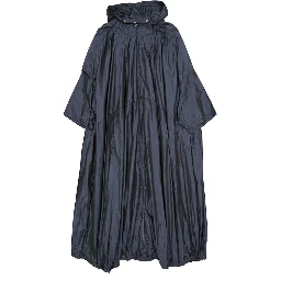 Blue Polyester Coat