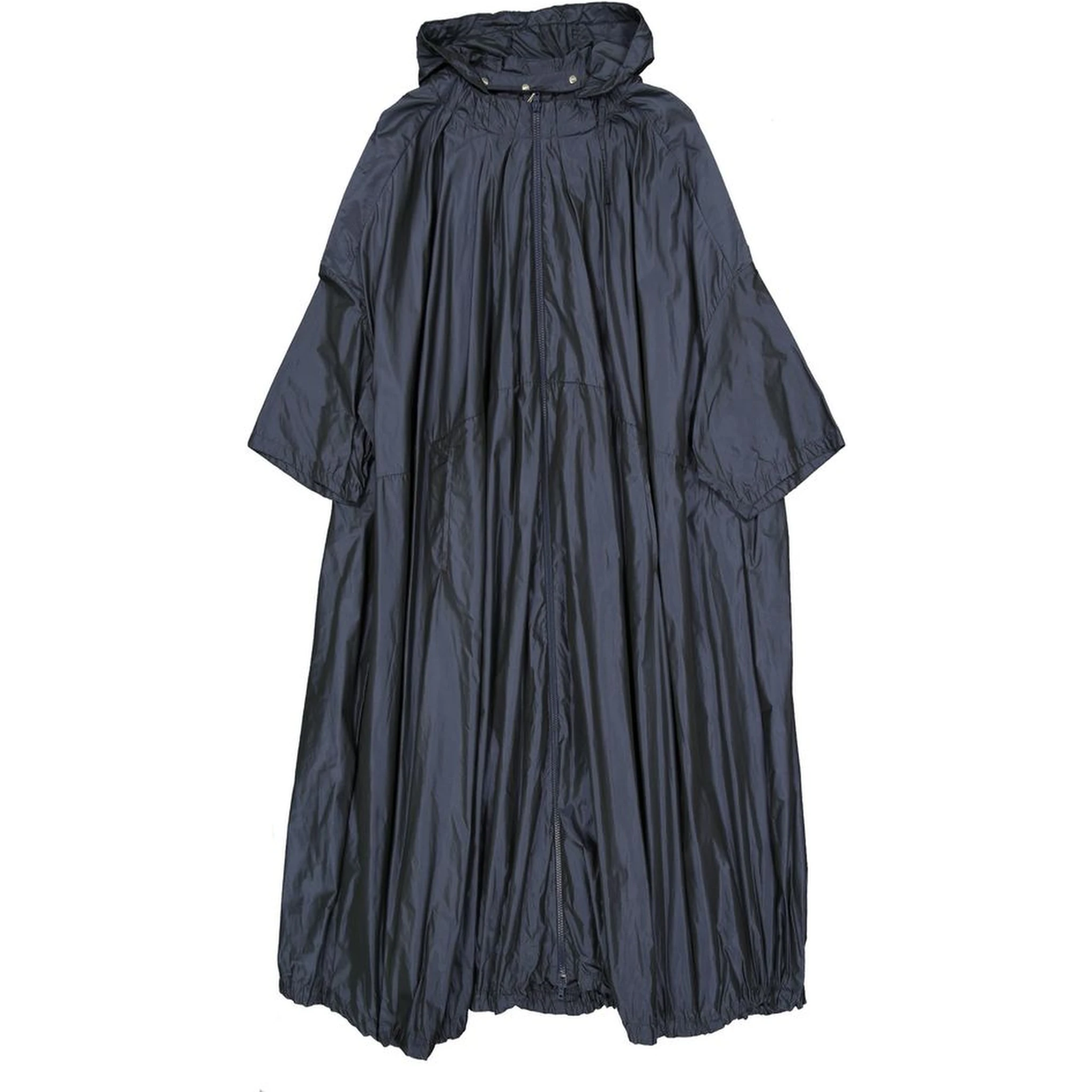 Blue Polyester Coat