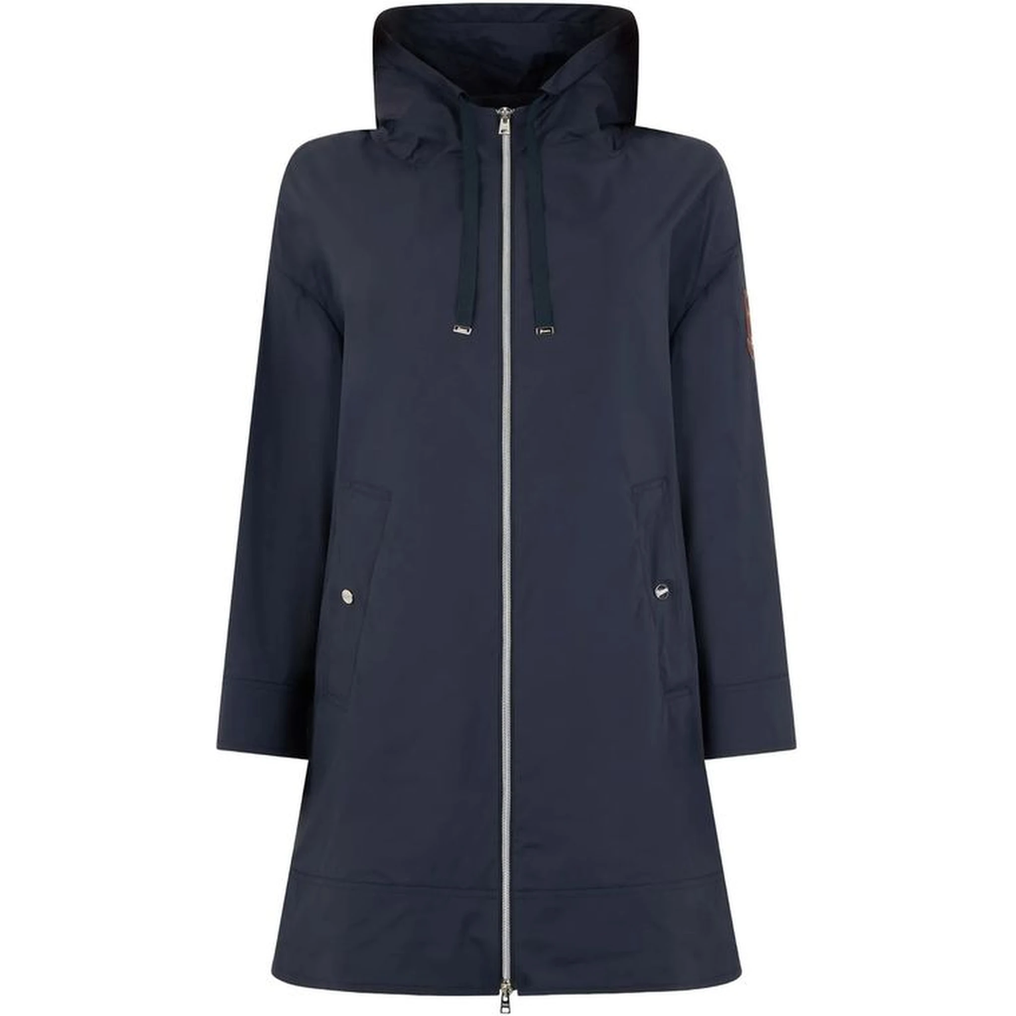 Blue Elastane Coat