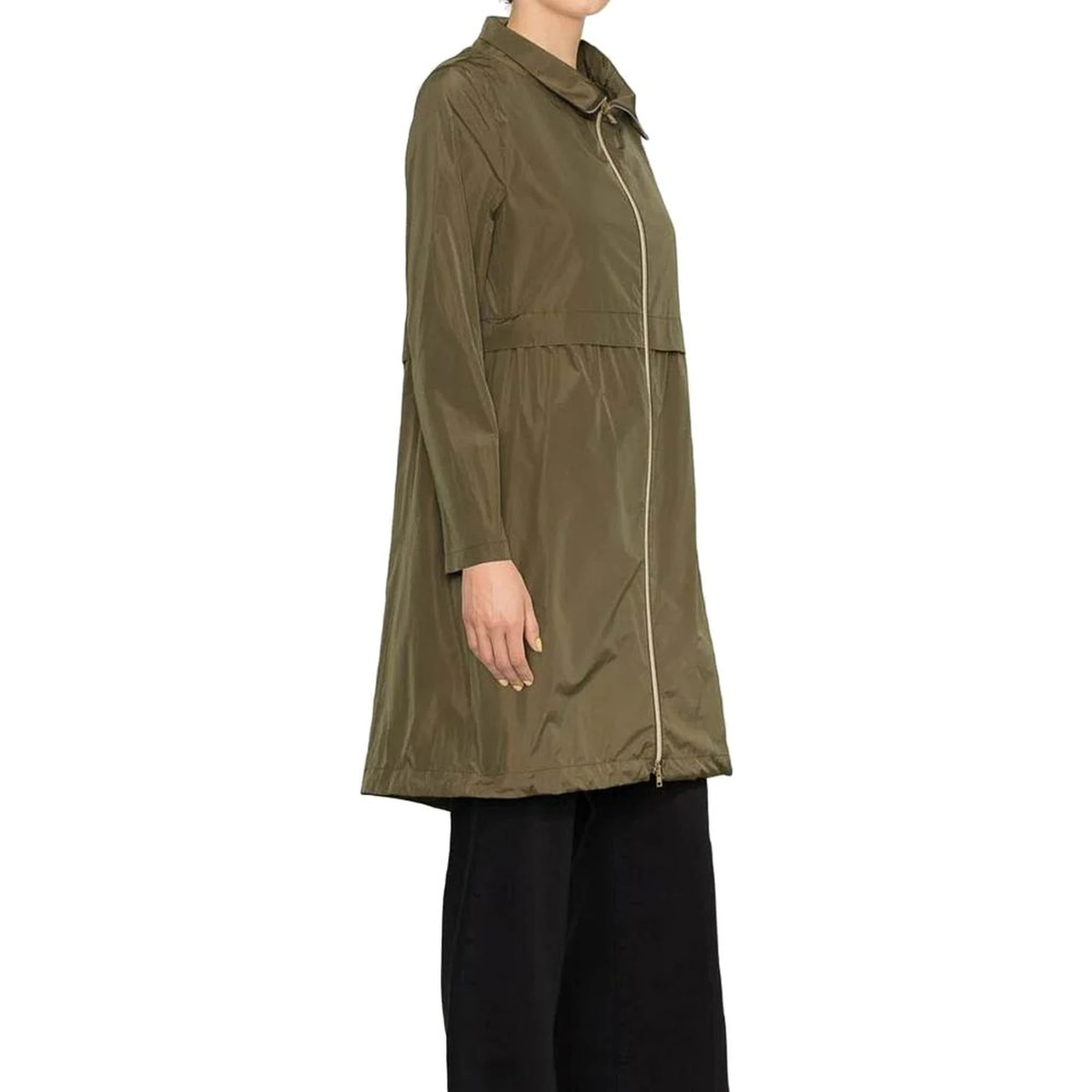 Bicolor Polyester Coat