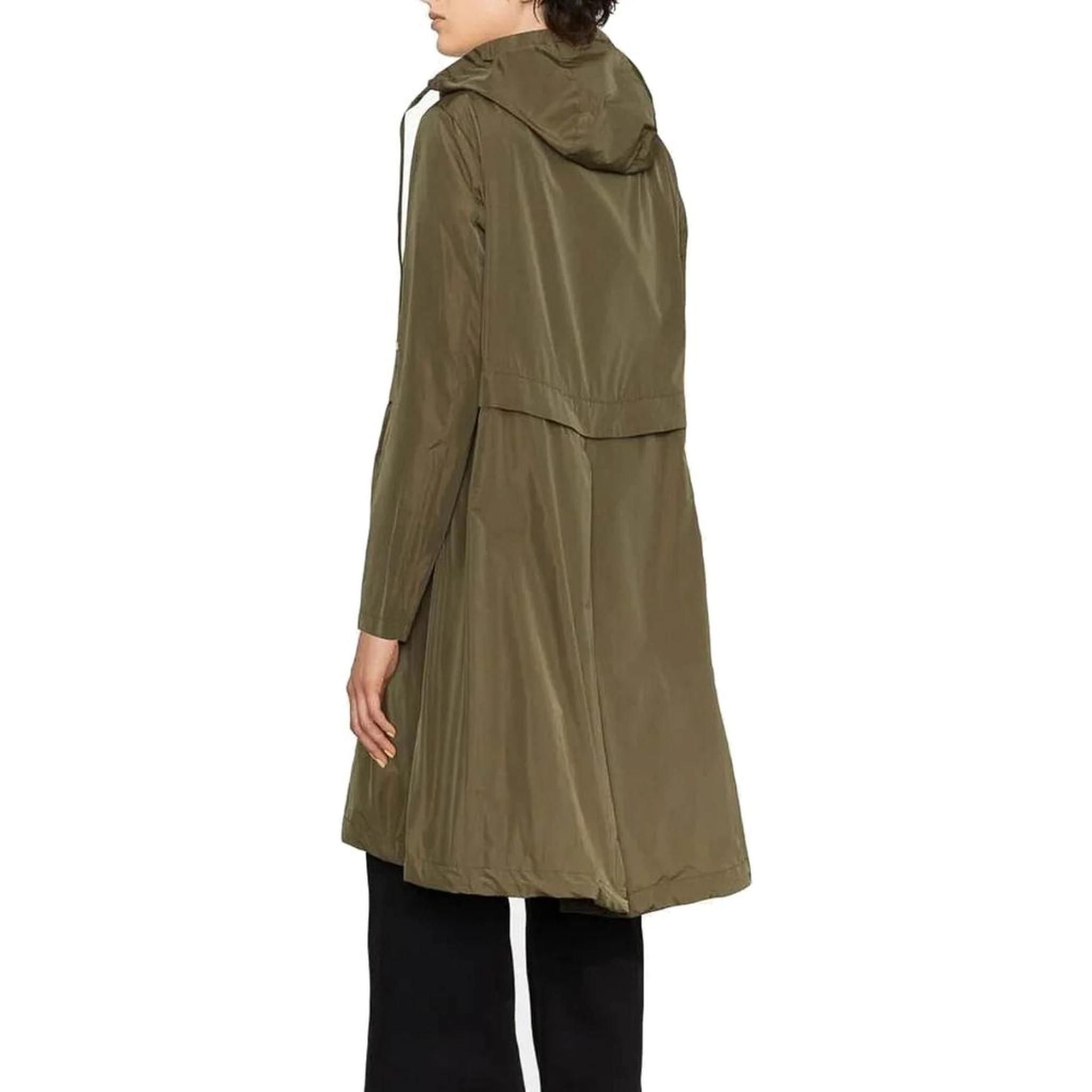 Bicolor Polyester Coat