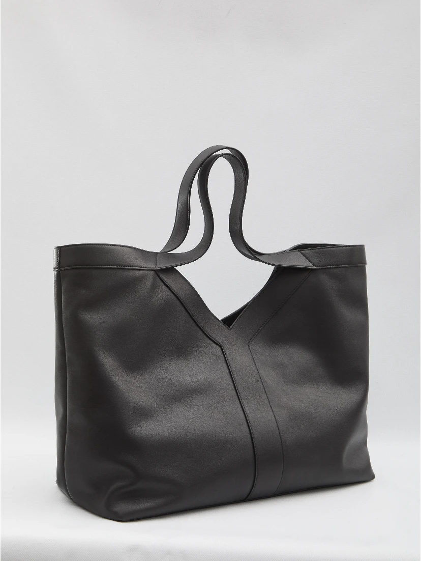 Large Y Tote bag in leather