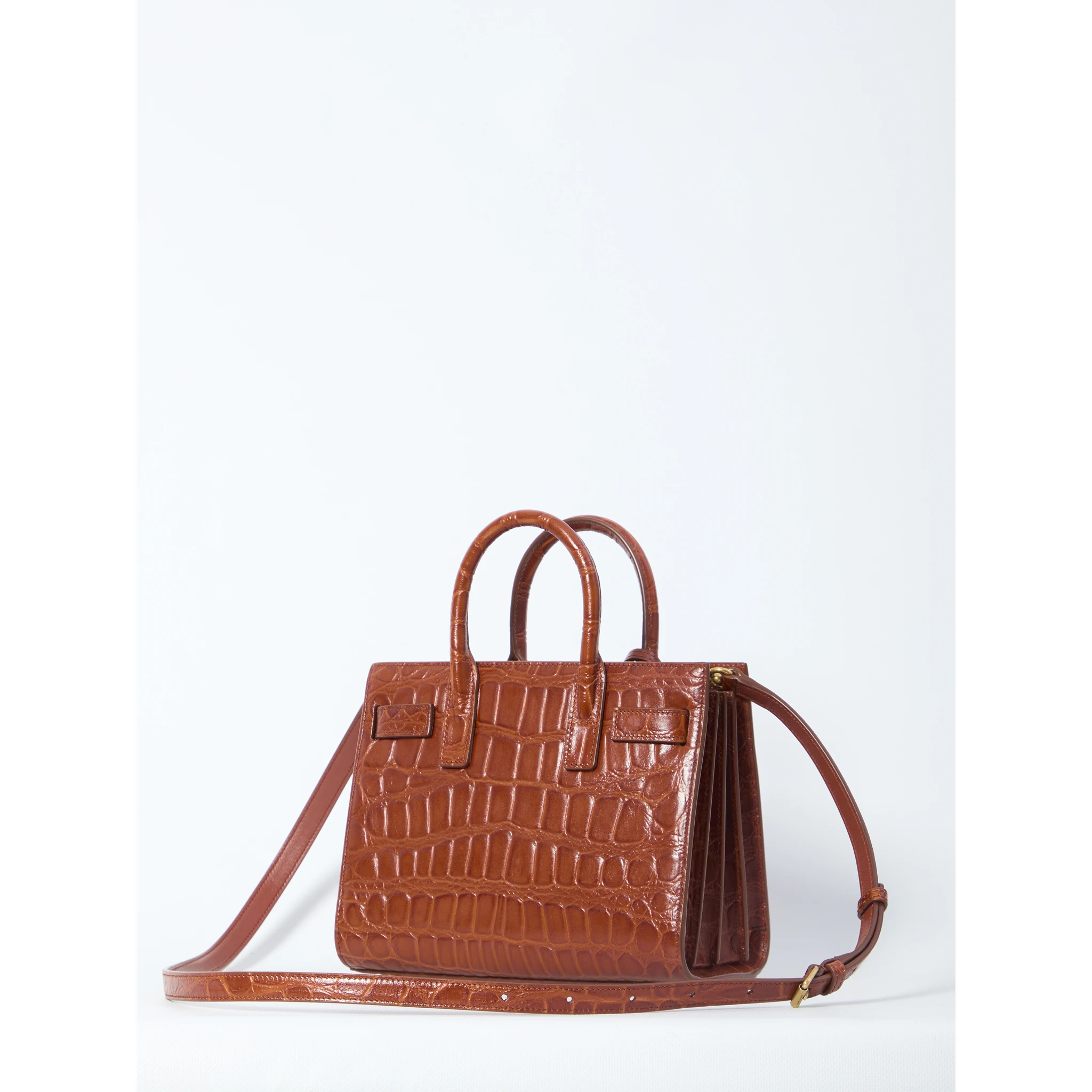 Sac De Jour nano crocodile bag