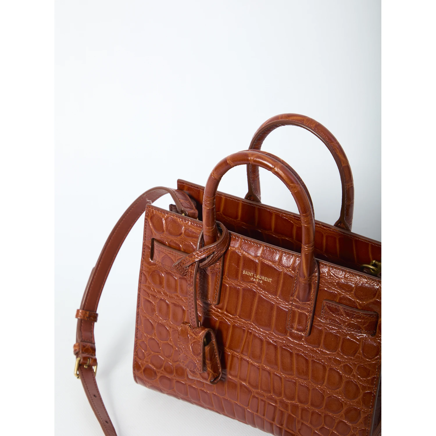 Sac De Jour nano crocodile bag