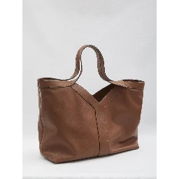 Large Y Tote bag in leather