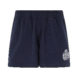 NY CREST EMBROIDERED DISCO SHORT