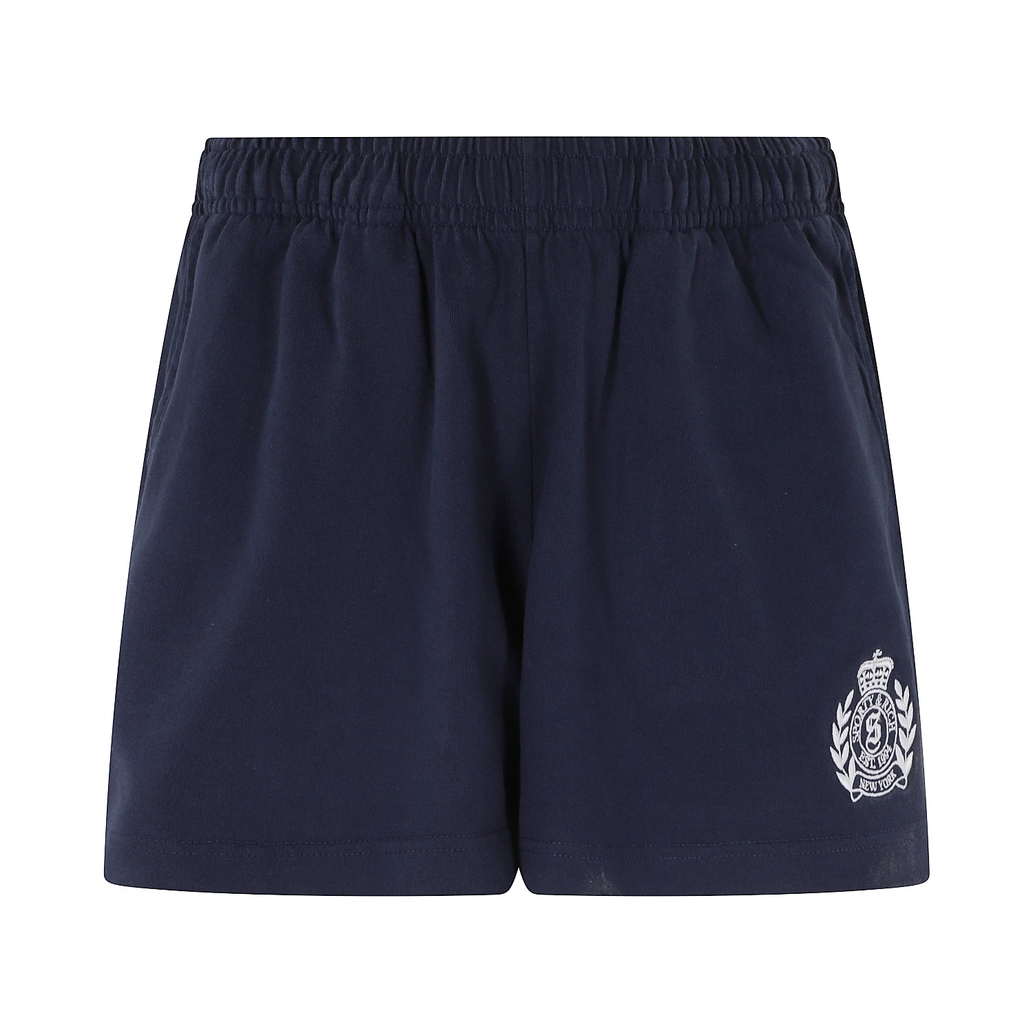 NY CREST EMBROIDERED DISCO SHORT