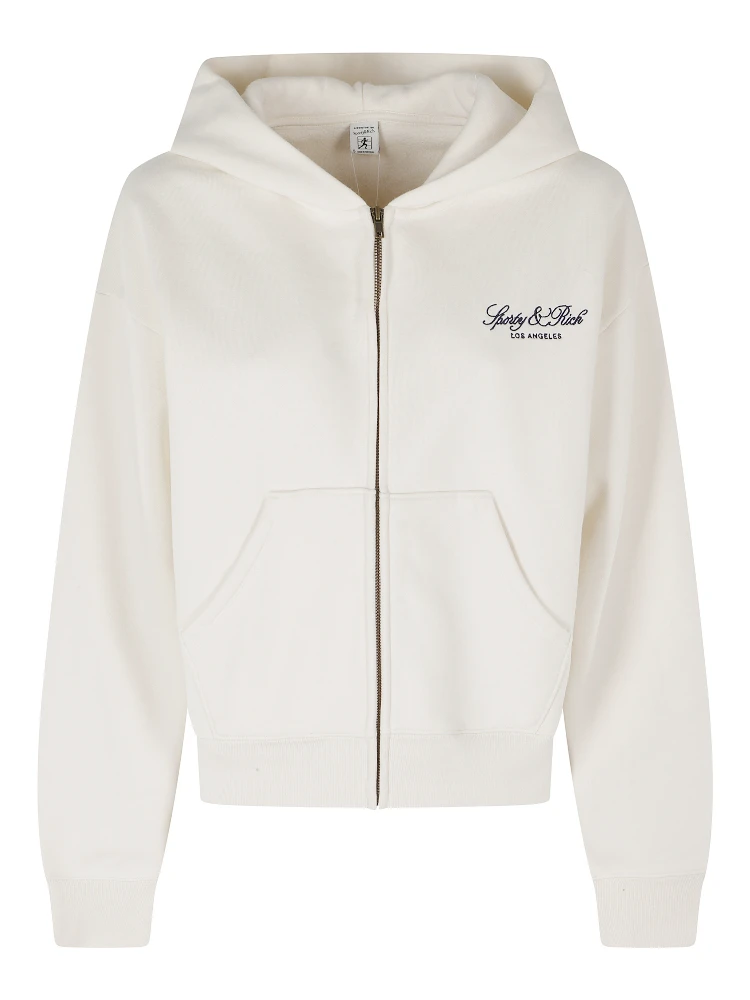 VENDOME LA EMBROIDERED ZIP HOODIE