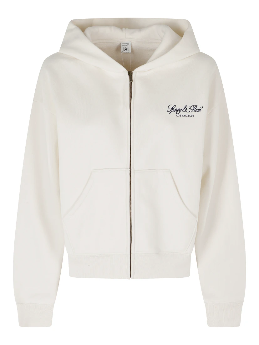 VENDOME LA EMBROIDERED ZIP HOODIE