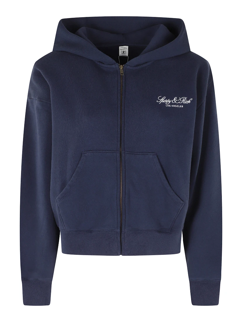 VENDOME LA EMBROIDERED ZIP HOODIE