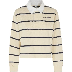 SERIF LOGO RUGBY POLO