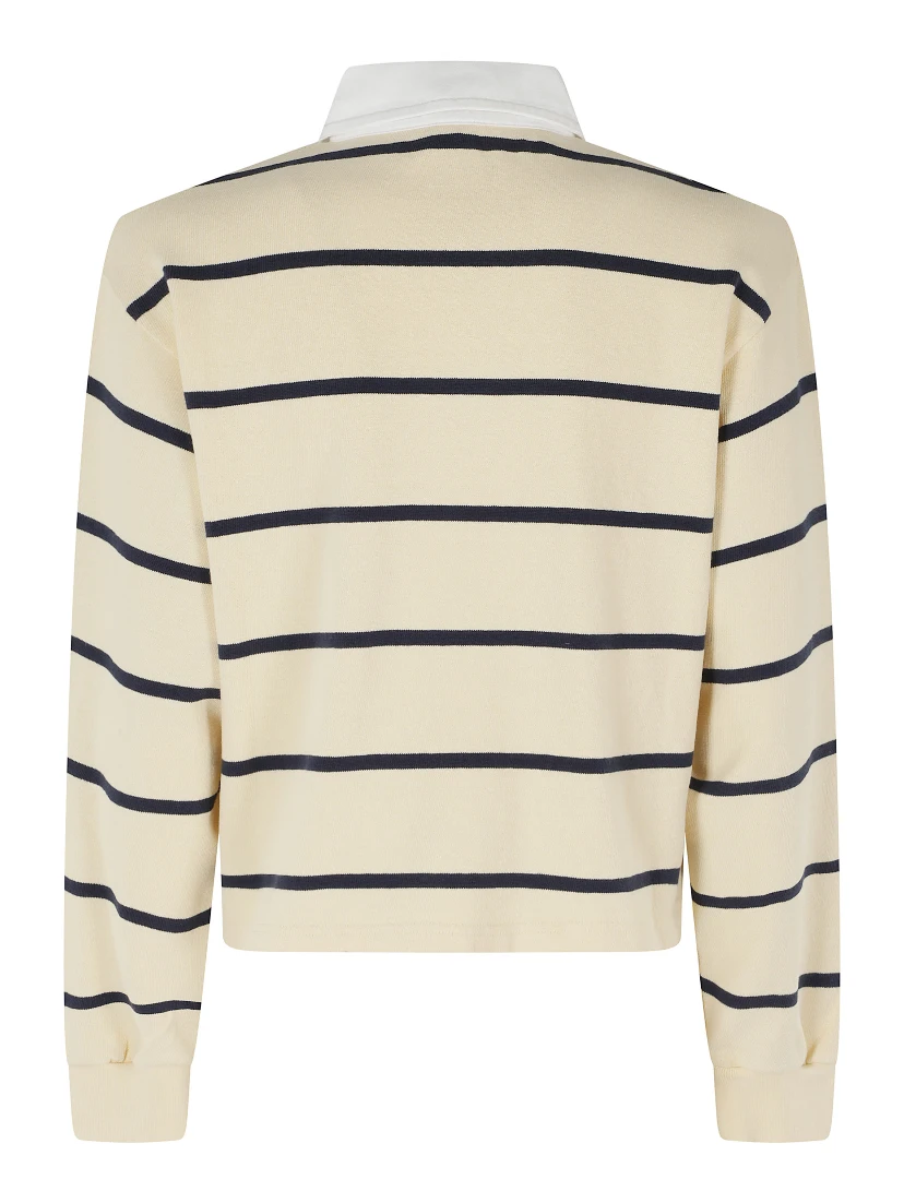 SERIF LOGO RUGBY POLO