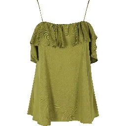 JANIELLE RUFFLE STRAPPY TOP