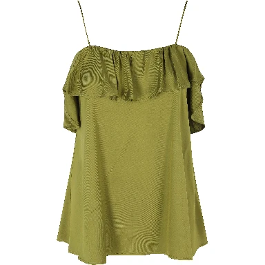 JANIELLE RUFFLE STRAPPY TOP