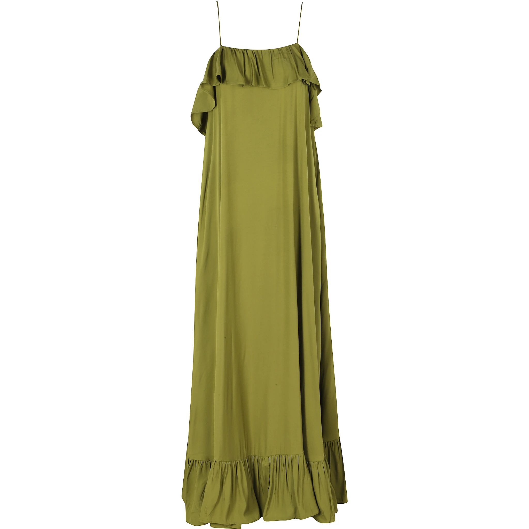 JESTE RUFFLE MAXI DRESS
