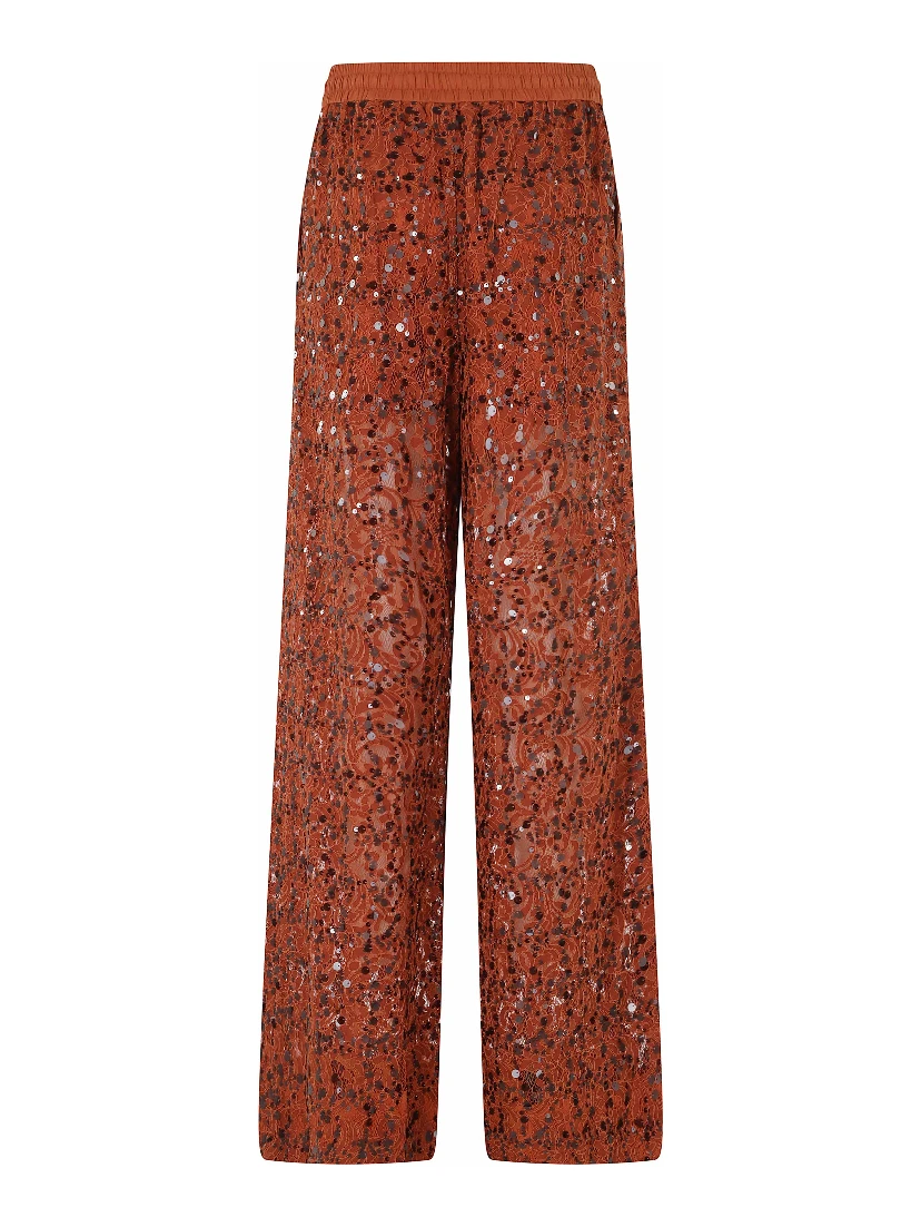 JENIMS LACE SEQUIN PANTS