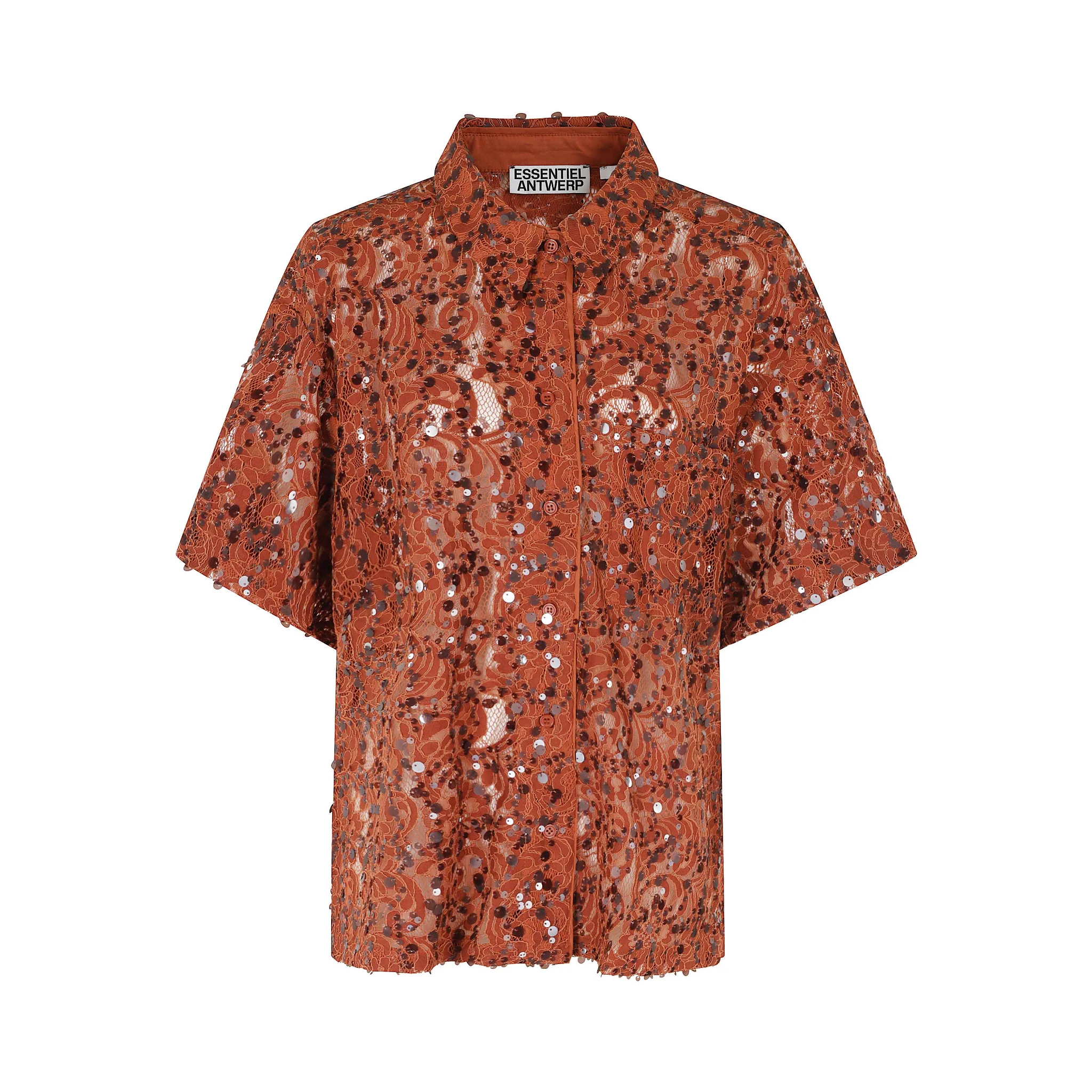 JOKS LACE SEQUIN SHIRT
