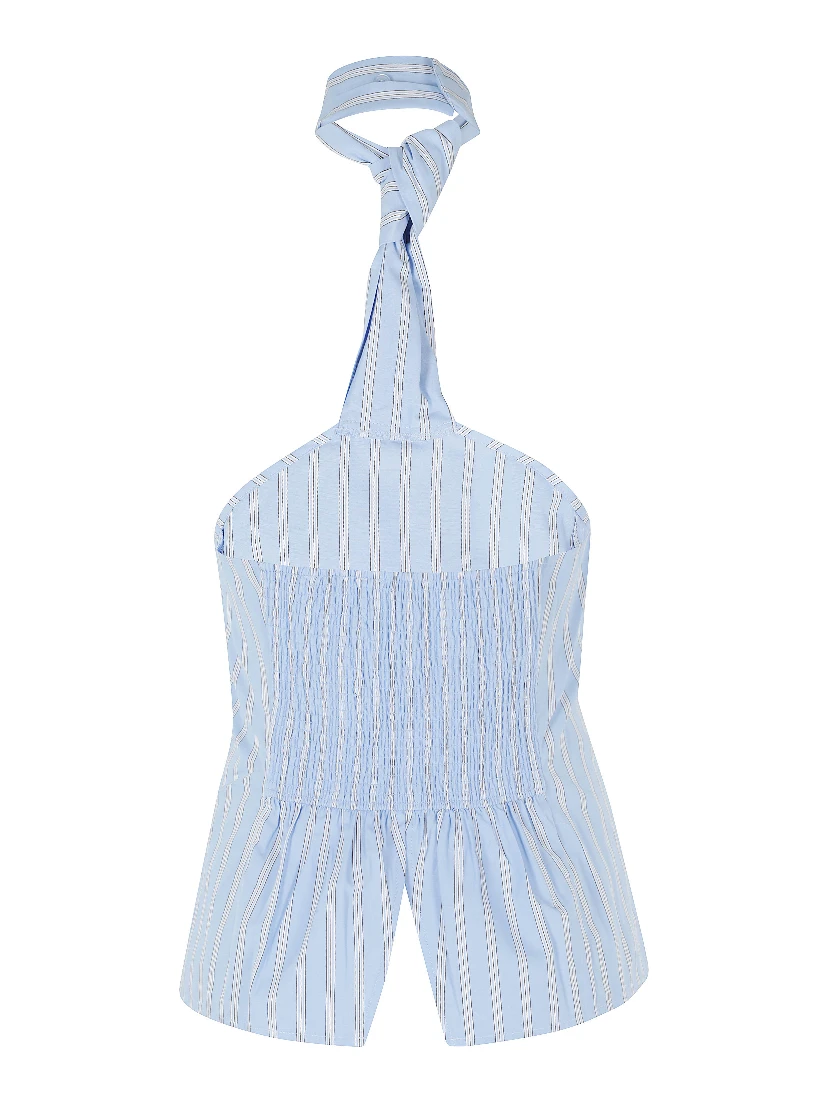 JOPJE MOCK TIE HALTER TOP