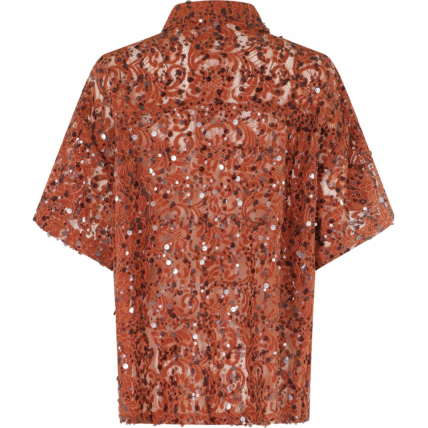 JOKS LACE SEQUIN SHIRT