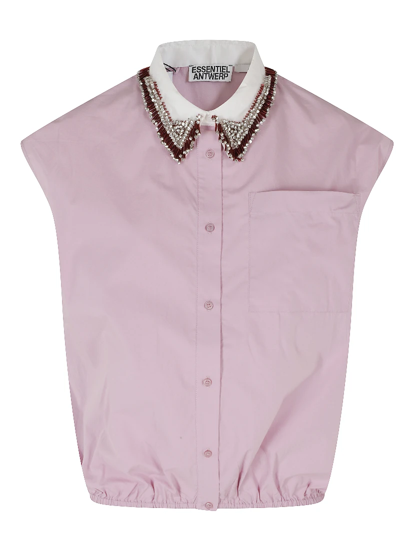 KANY BEADED COLLAR SHIRT