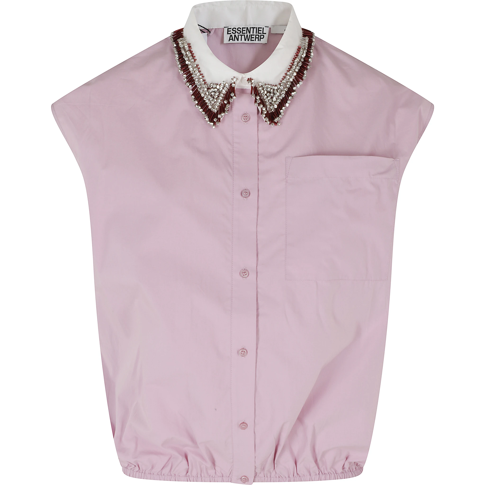 KANY BEADED COLLAR SHIRT