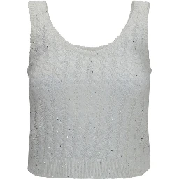 White Linen Tank Tops