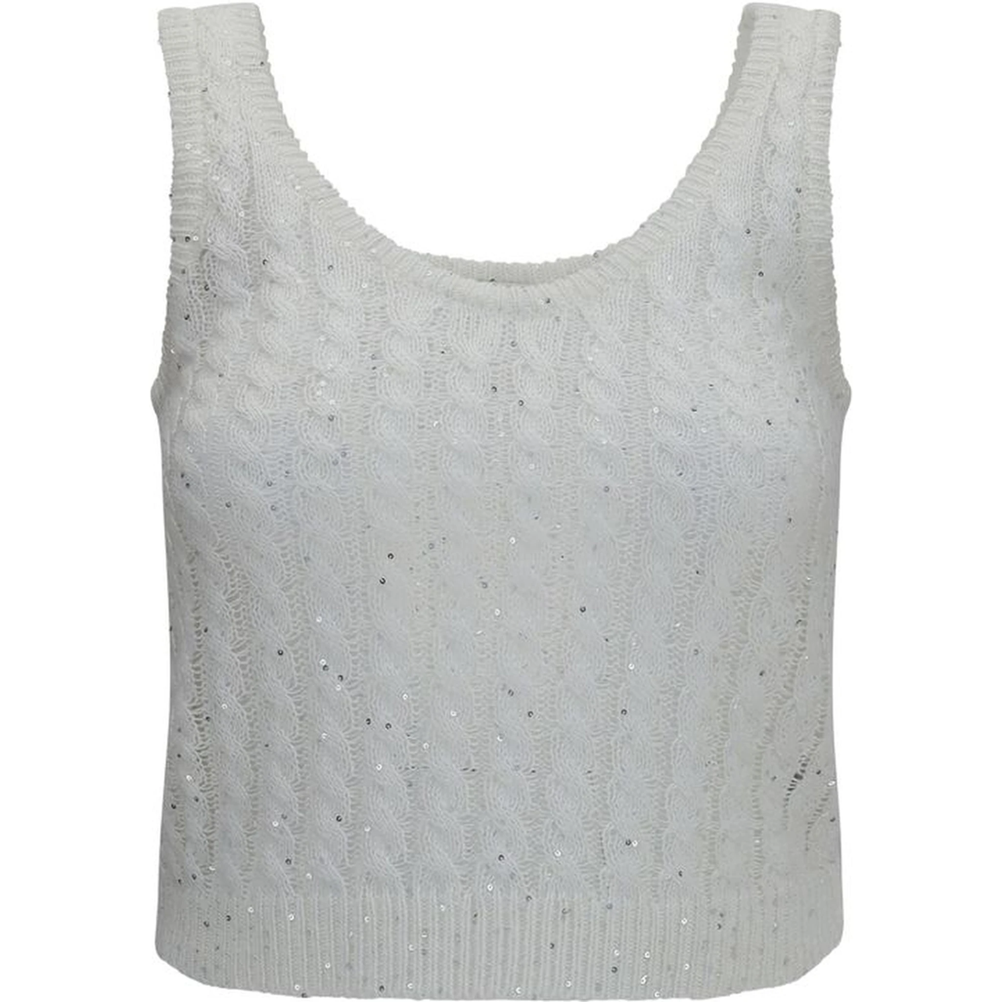 White Linen Tank Tops