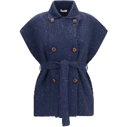 Blue Cotton Coat