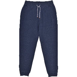 Blue Cotton Joggers (Workout Pants)