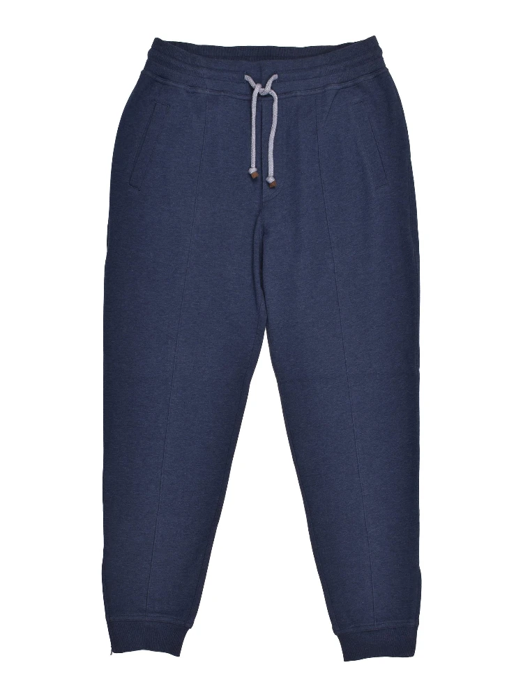 Blue Cotton Joggers (Workout Pants)