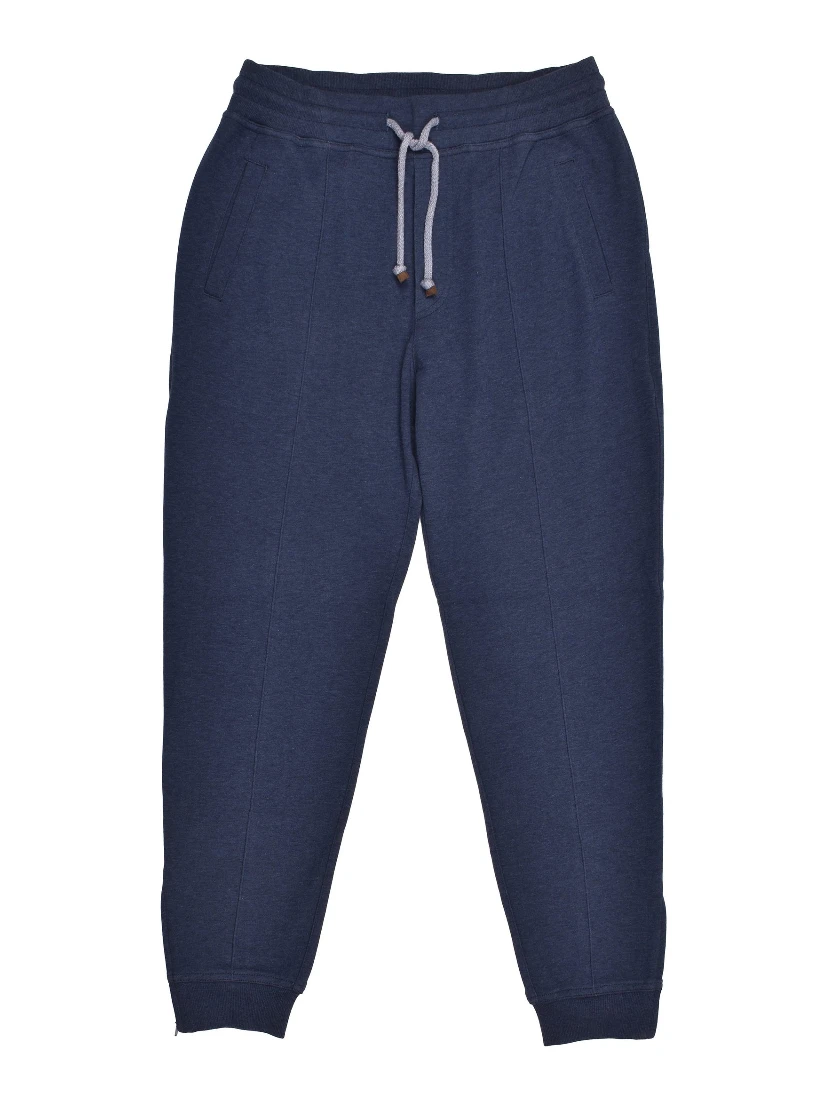 Blue Cotton Joggers (Workout Pants)