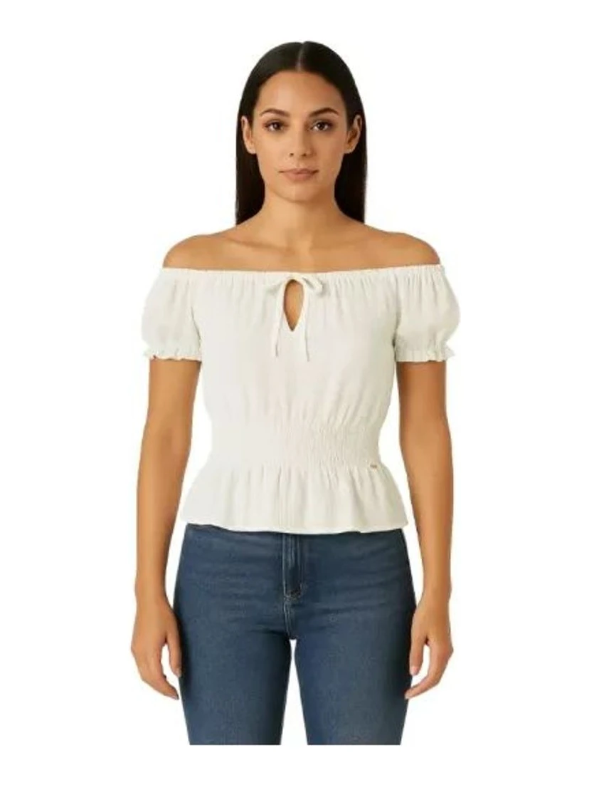 White Polyester Blouse