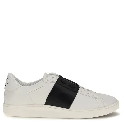 Black Calf Leather Bos Taurus Low Top Sneakers