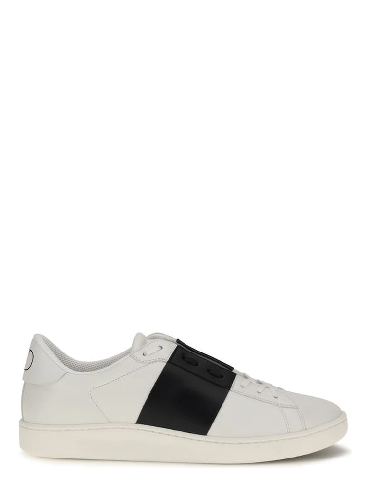 Black Calf Leather Bos Taurus Low Top Sneakers