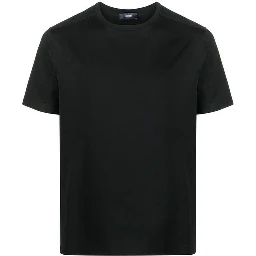 Black Cotton T-Shirt