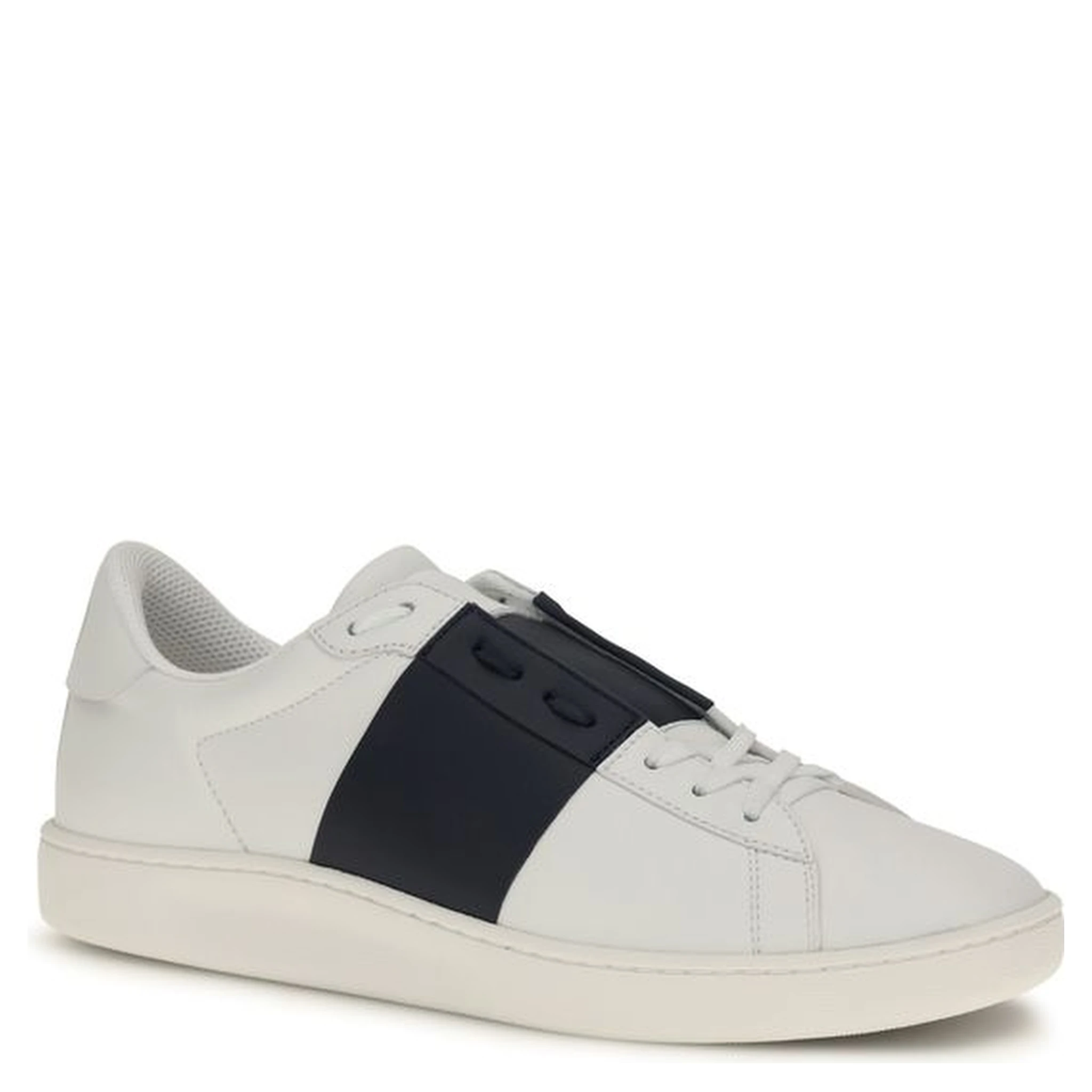 Blue Calf Leather Bos Taurus Low Top Sneakers