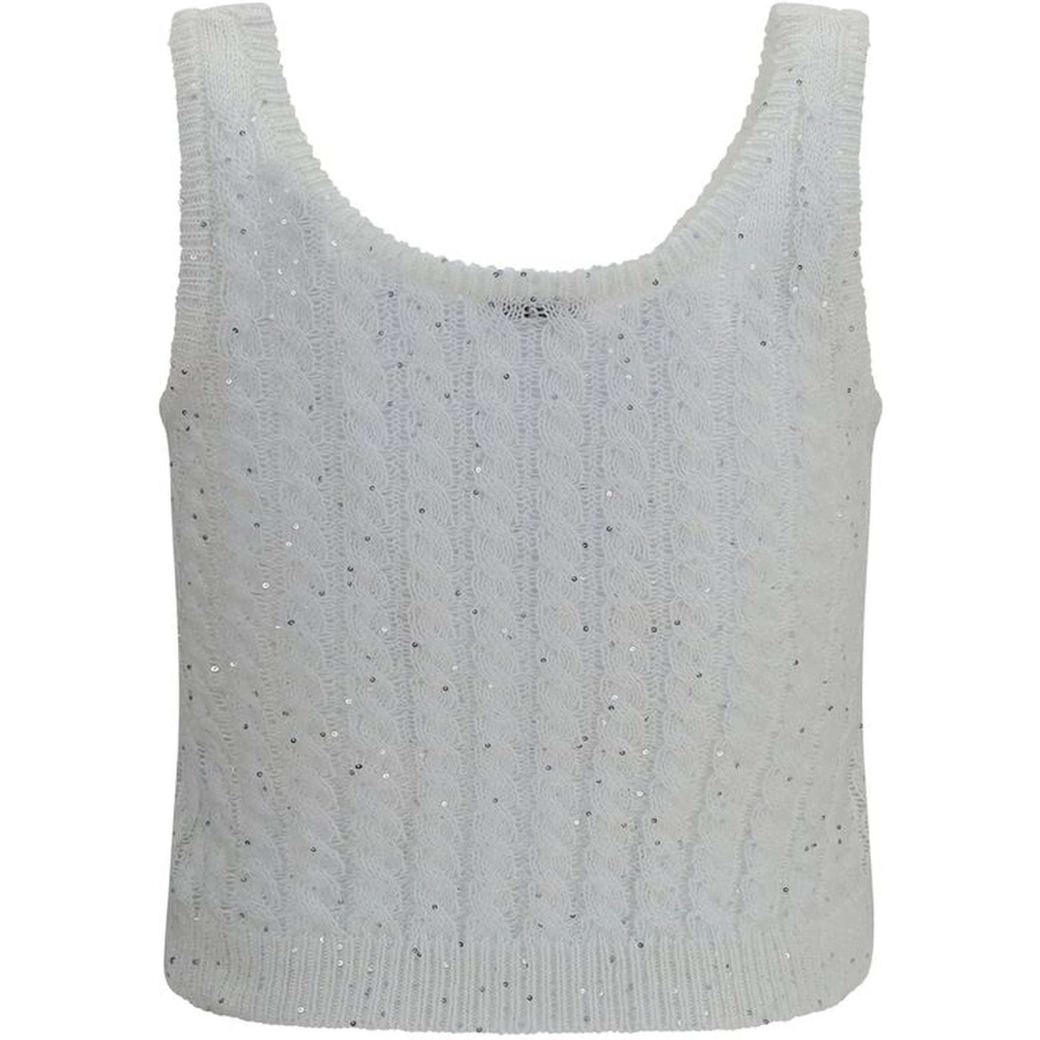 White Linen Tank Tops