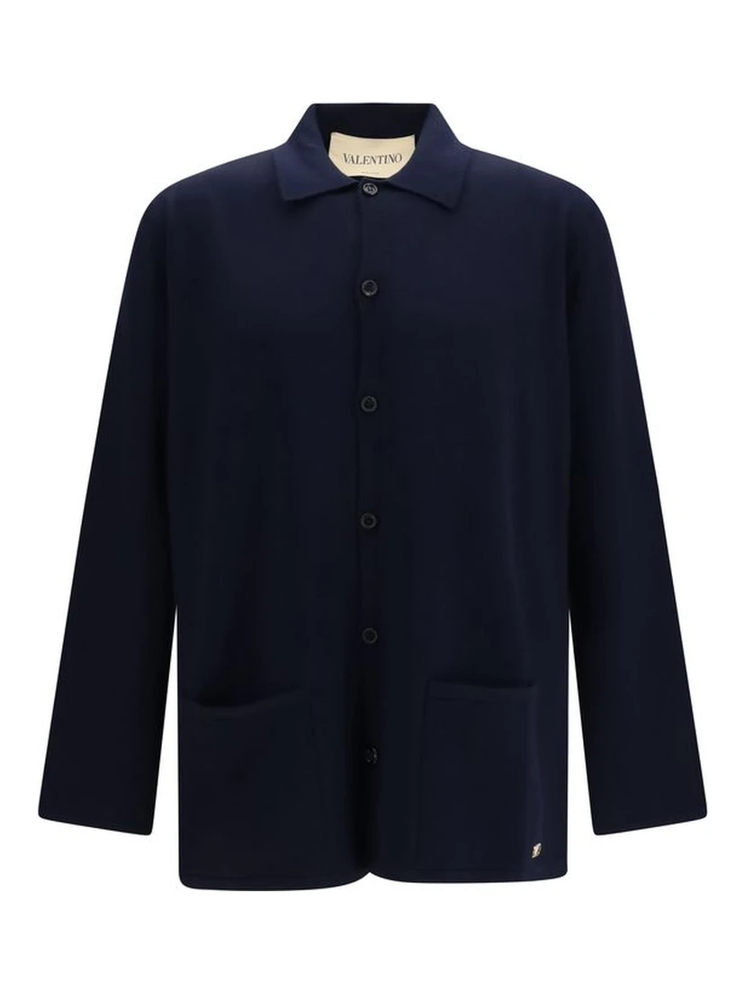 Blue Wool Oves Aries Cardigan