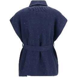 Blue Cotton Coat