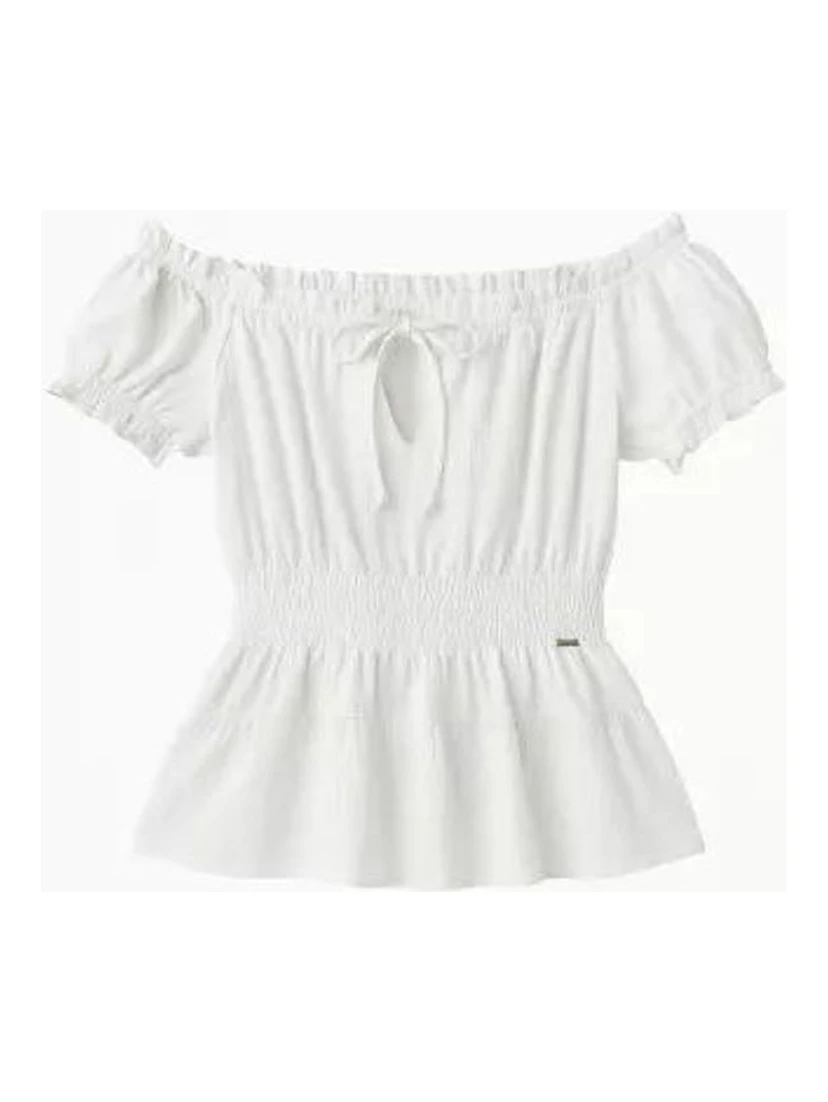 White Polyester Blouse