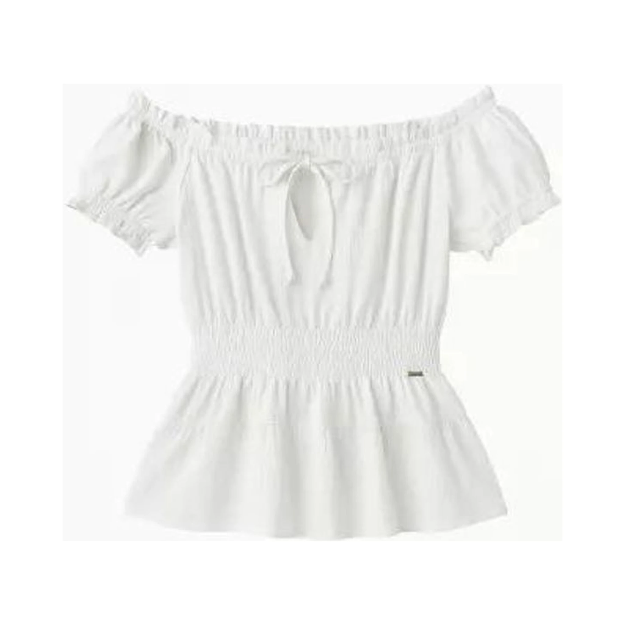 White Polyester Blouse