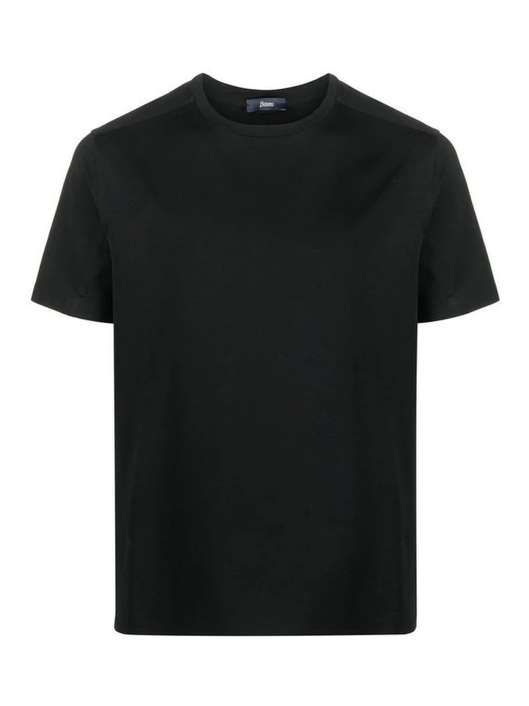 Black Cotton T-Shirt