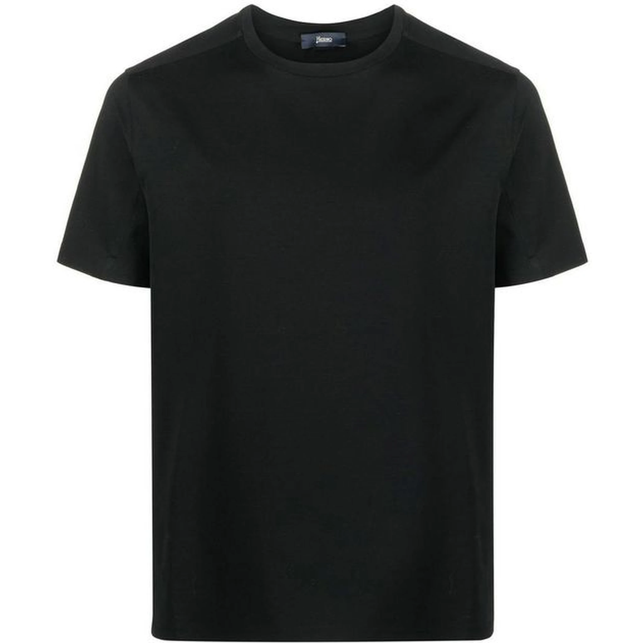 Black Cotton T-Shirt