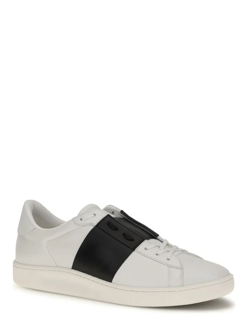Black Calf Leather Bos Taurus Low Top Sneakers