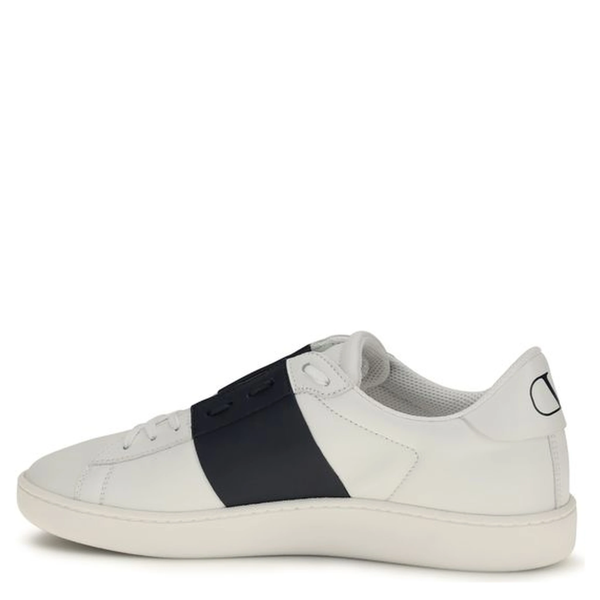 Blue Calf Leather Bos Taurus Low Top Sneakers