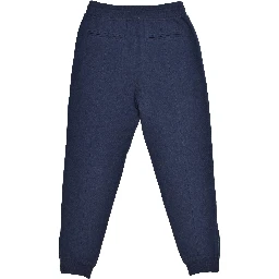 Blue Cotton Joggers (Workout Pants)