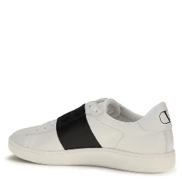 Black Calf Leather Bos Taurus Low Top Sneakers