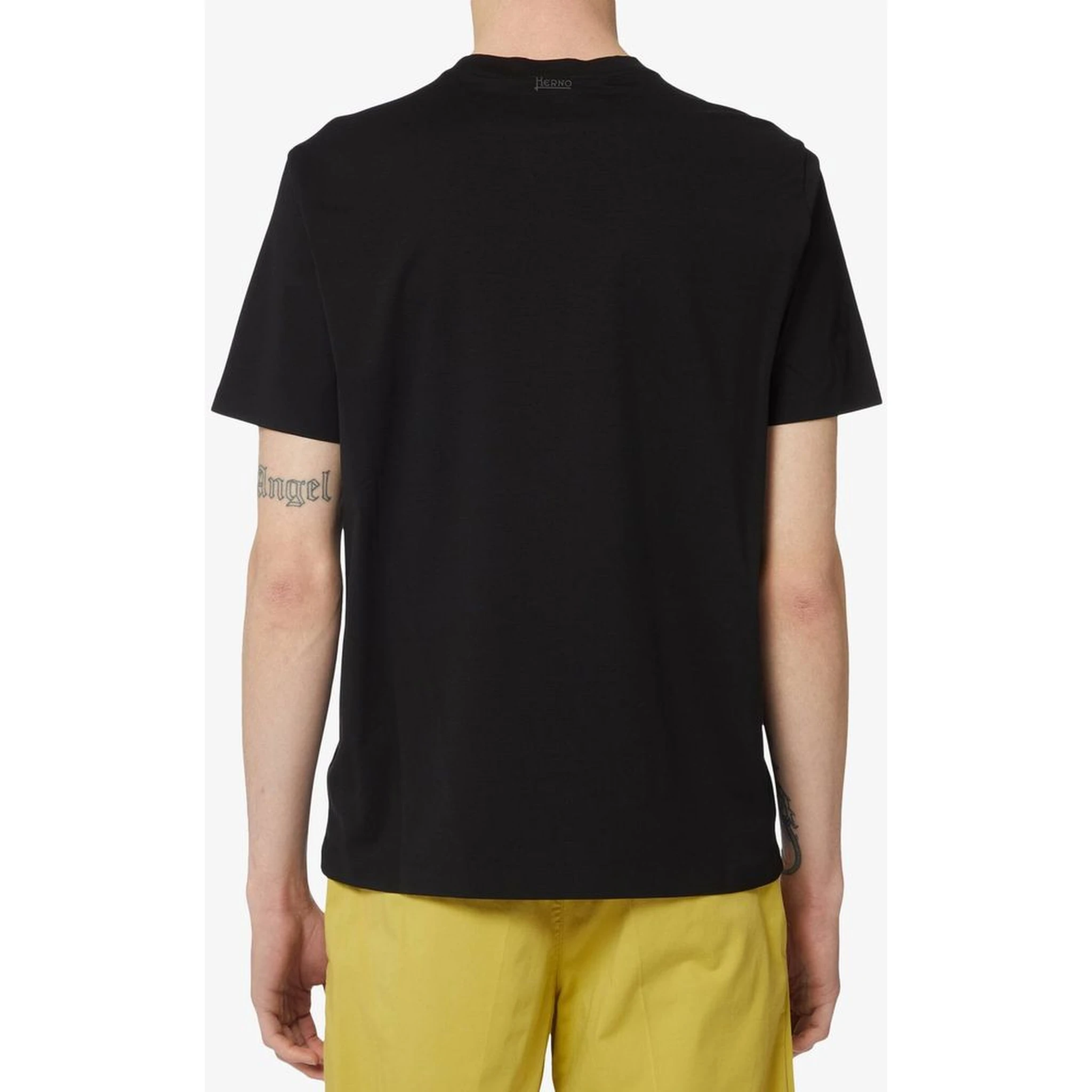 Black Cotton T-Shirt
