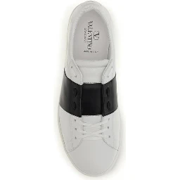 Black Calf Leather Bos Taurus Low Top Sneakers