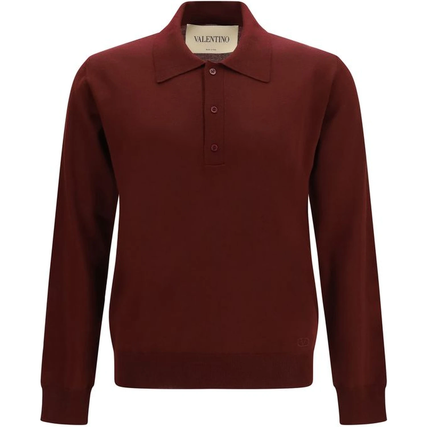 Bordeaux Wool Oves Aries Polo Shirt